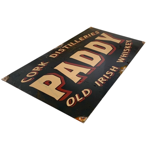 187 - Old Paddy Old Irish Whiskey enamel sign. 61x30cm