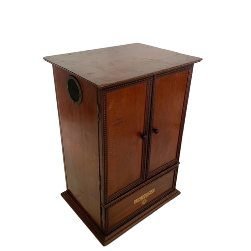 193 - Early 20th century mahogany BBC Gecophone cabinet. 30/23/42.5cm