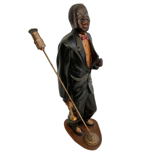 204 - Jazz singer ornament. 54cm