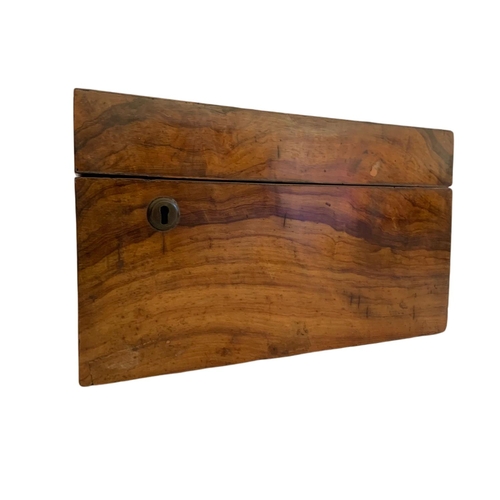 211 - Victorian walnut jewellery storage box. 34x21x16cm