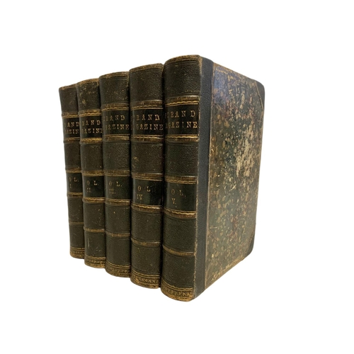 234 - Late 19th century Strand Magazine books. Volumes I, II, III, IV, V. Circa 1890’s.