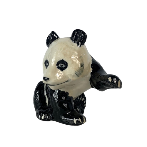 400 - Beswick pottery panda. 15x11cm