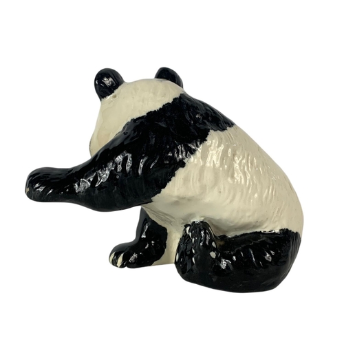 400 - Beswick pottery panda. 15x11cm