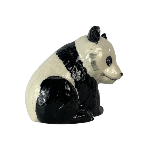 400 - Beswick pottery panda. 15x11cm