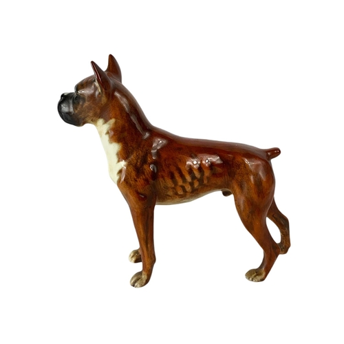 403 - Vintage Goebel pottery dog. 19/17cm