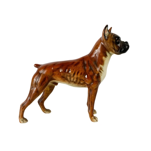 403 - Vintage Goebel pottery dog. 19/17cm