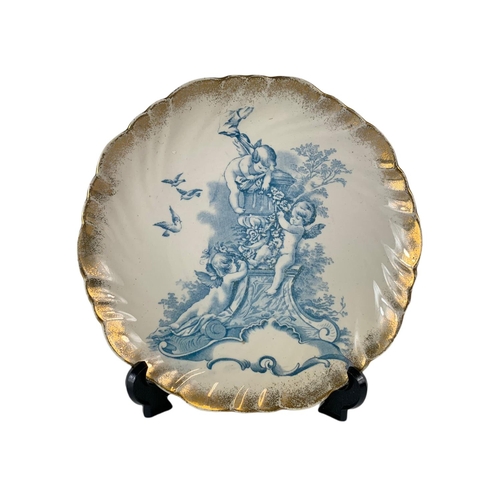 407 - 7 19th century porcelain plates. 20cm