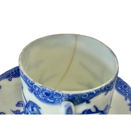 410 - 8 early 20th century Chinese cups and saucers.