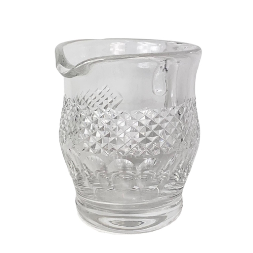 412 - Waterford Crystal jug. 16/13.5cm