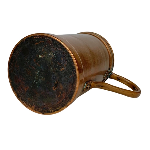 57 - 4 early 20th century French copper measures 16cm