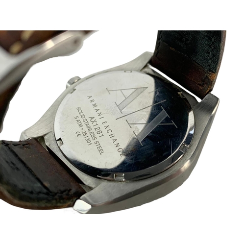 665 - Gents Armani Exchange watch.