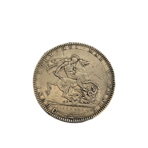 684 - George III silver crown, circa 1820