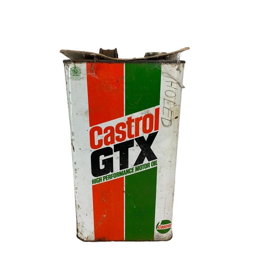 70 - Vintage petrol and oil cans. Castrol, Pratts, Motaquip