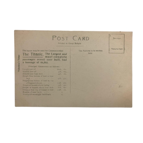 700 - Early 20th postcard commemorating the sinking of the Titanic with other early 20th century White Sta... 