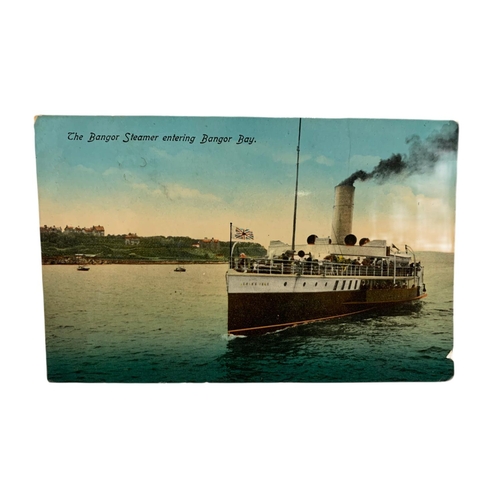 700 - Early 20th postcard commemorating the sinking of the Titanic with other early 20th century White Sta... 