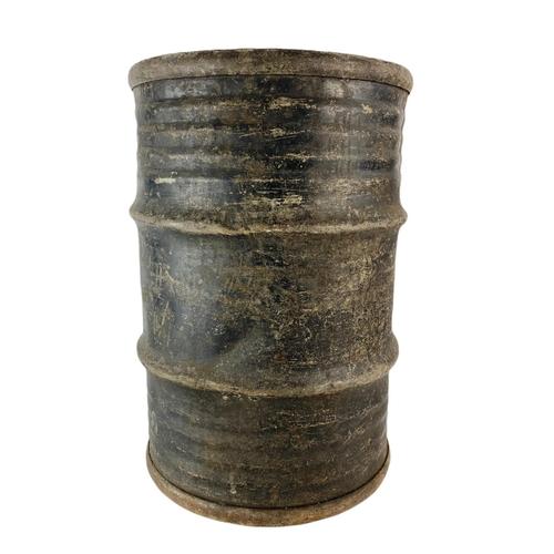 73 - German WW1 oil drum. 37/55cm