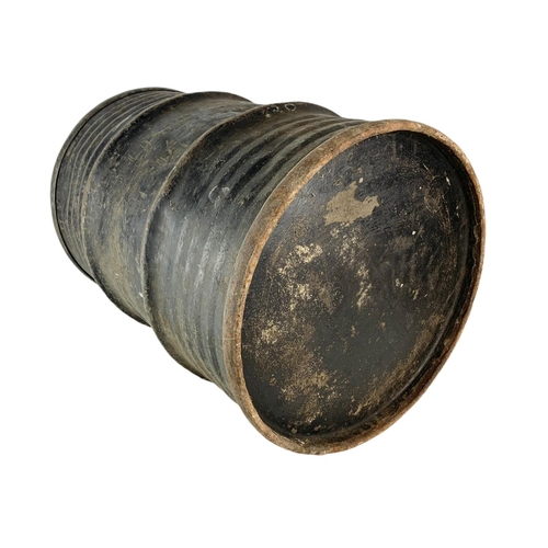 73 - German WW1 oil drum. 37/55cm