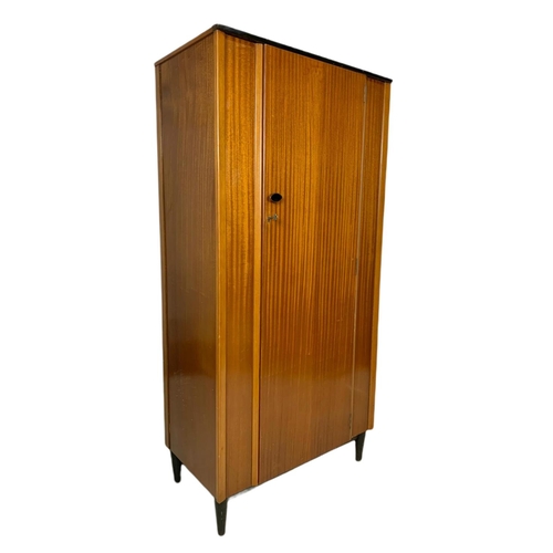 781 - Vintage 1960’s gents wardrobe. 77.5x43x158.5cm