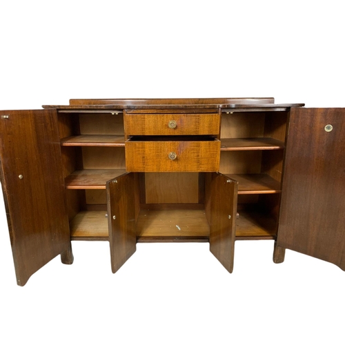 785 - Vintage gallery back sideboard. 138.5x48x98cm