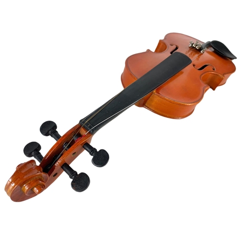 8 - Violin in case, with bow