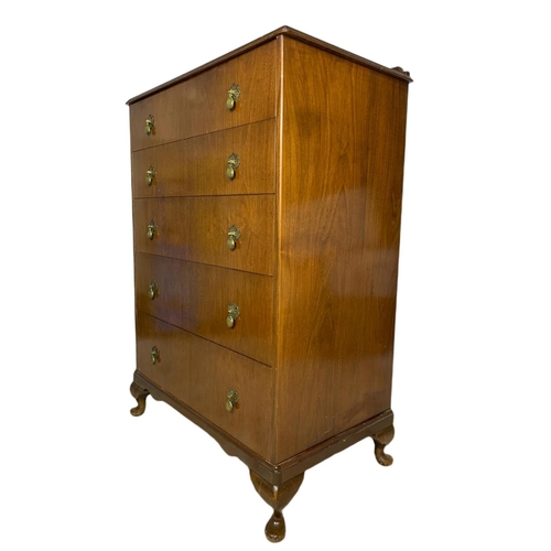 805 - Tall vintage chest of drawers. 79x46x113cm