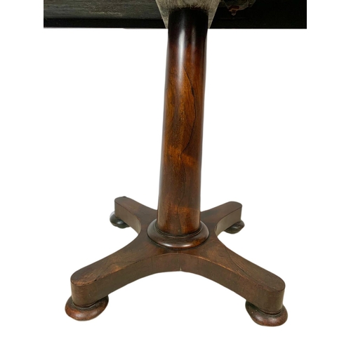 811 - Georgian mahogany turnover games table. 91.5x45x78cm.