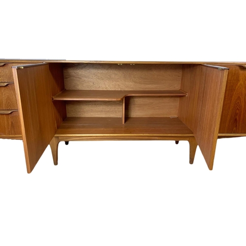 818 - McIntosh teak mid century sideboard. 201.5x46x75cm