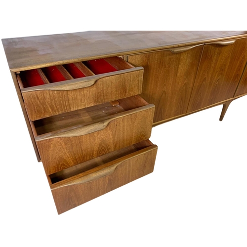 818 - McIntosh teak mid century sideboard. 201.5x46x75cm