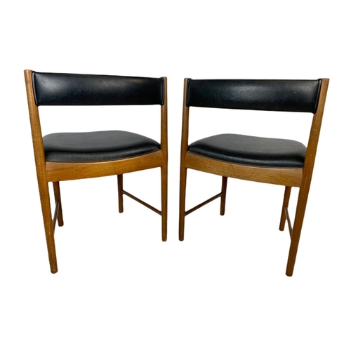 825 - McIntosh teak mid century extendable table and 4 chairs