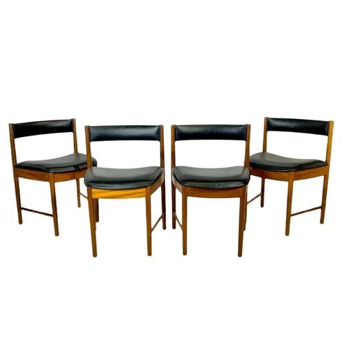 825 - McIntosh teak mid century extendable table and 4 chairs