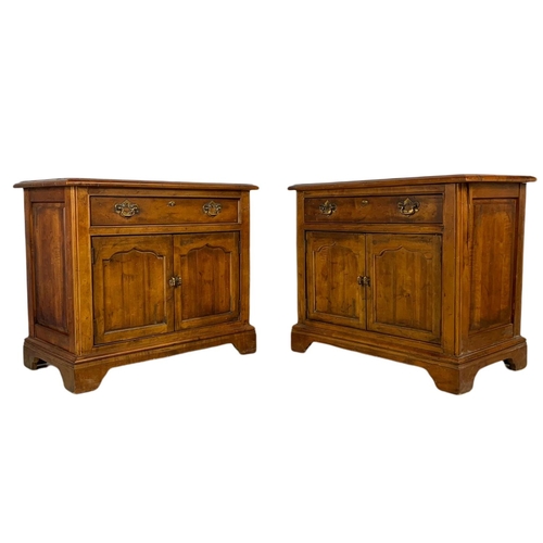 900 - Pair of pine side cabinets/large bedside cabinets. 81.5x49.5x71.5cm