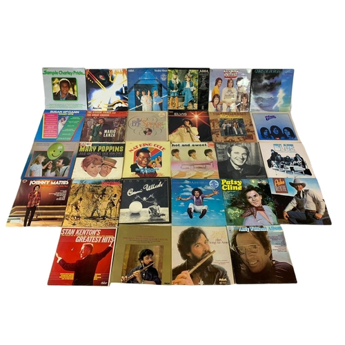 251 - Quantity of vinyl/LP/records. Including Def Leppard, Elvis, ABBA, Bay City Rollers, Blue, Chris De B... 