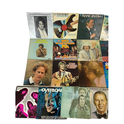 253 - Quantity of vinyl/LP/records. Including Simon & Garfunkel, Neil Diamond, Frank Sinatra, Dubliners, D... 