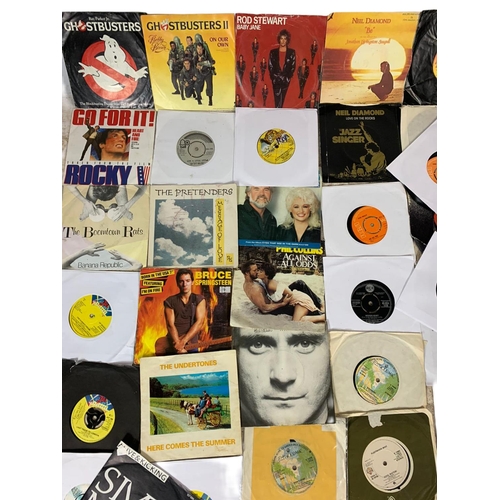 260 - Quantity of 45’s/singles records. Including Jon Bon Jovi, several Fleetwood Macs, several Elvis, sev... 