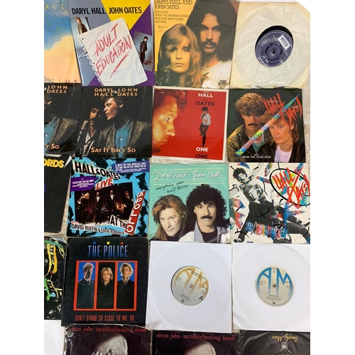 260 - Quantity of 45’s/singles records. Including Jon Bon Jovi, several Fleetwood Macs, several Elvis, sev... 