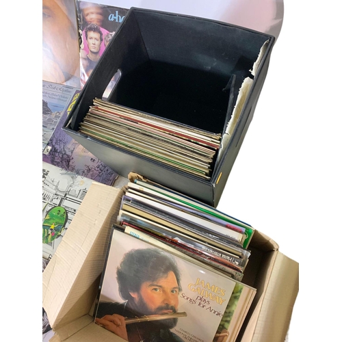 261 - Large quantity of vinyl/LP/records. Including Blondie, Madonna, a-ha etc