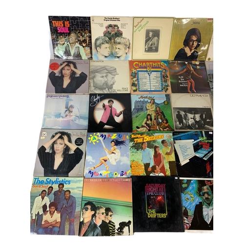 261 - Large quantity of vinyl/LP/records. Including Blondie, Madonna, a-ha etc