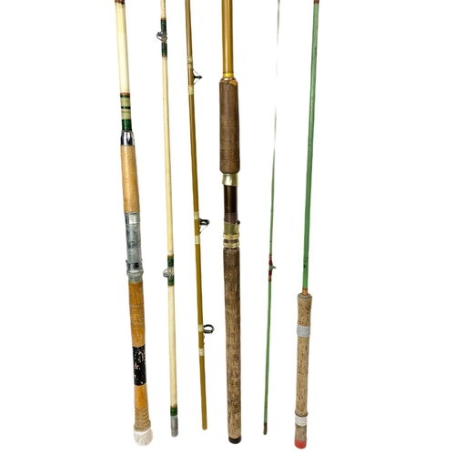 268a - 3 vintage fishing rods