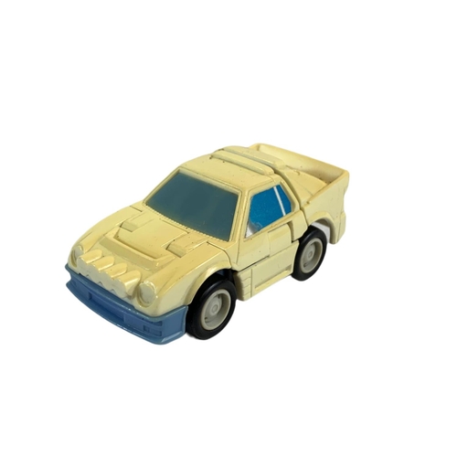 277 - Quantity of model cars/trucks including a 1986 Hasbro Takara Transformer, a G1 Action transformer, D... 