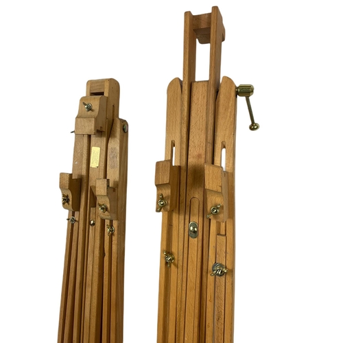 328 - 2 wooden easels.