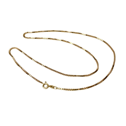 641 - 9ct gold necklace. 6.53cm