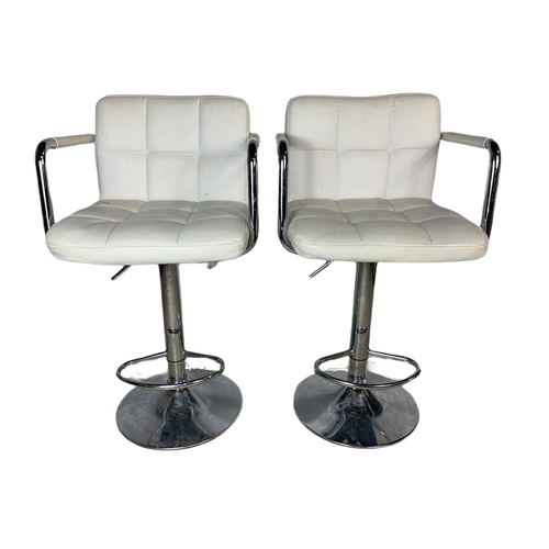 797b - Pair of swivel high stools