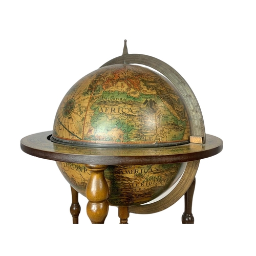 909 - Vintage drinks globe.  92/56cm