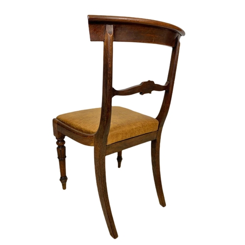 943 - Georgian mahogany bar back side chair