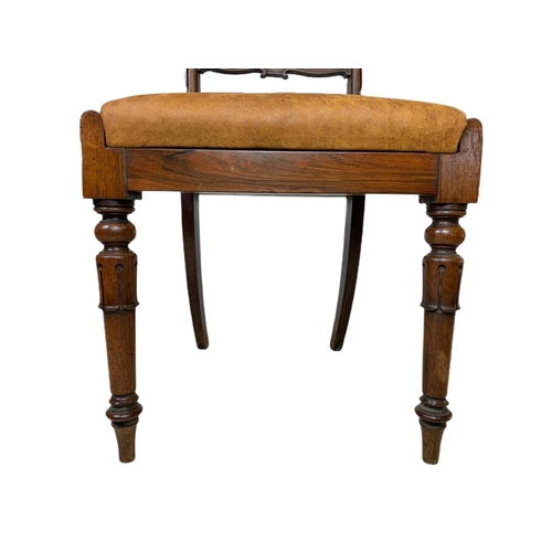 943 - Georgian mahogany bar back side chair