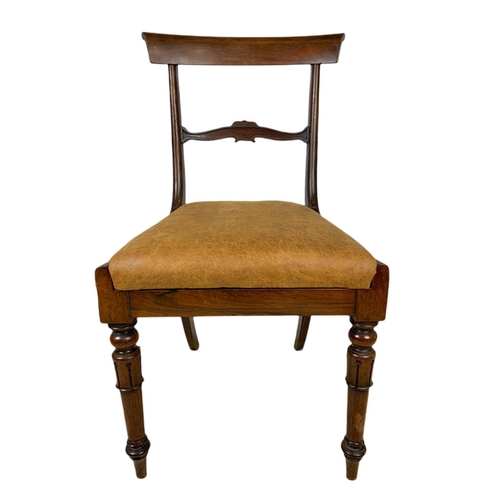 943 - Georgian mahogany bar back side chair