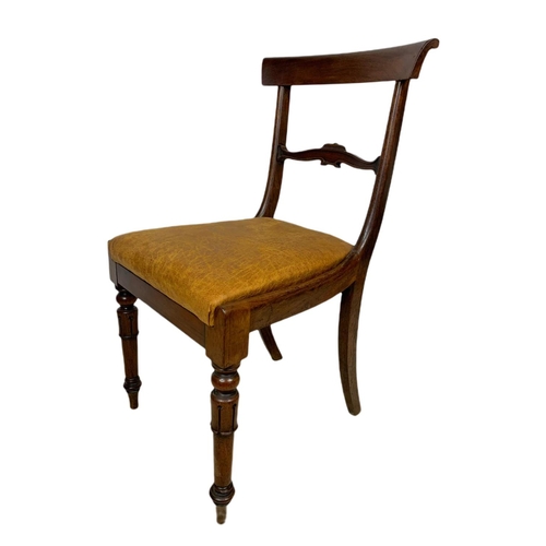 943 - Georgian mahogany bar back side chair