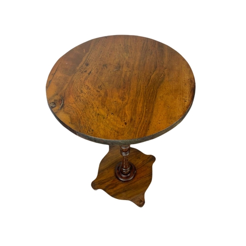 952 - Tall Victorian rosewood wine table 66cm.