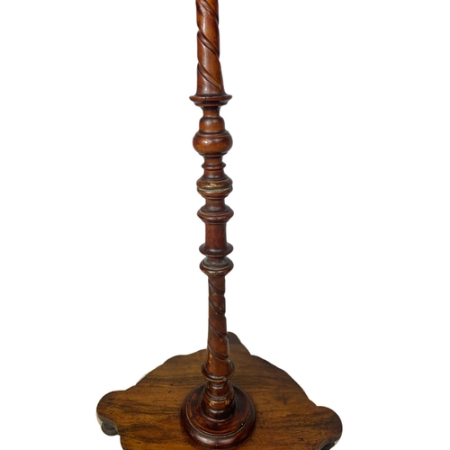 952 - Tall Victorian rosewood wine table 66cm.