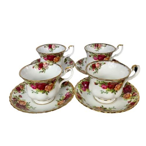 394A - 22 pieces of Royal Albert Old Country Roses tea ware.